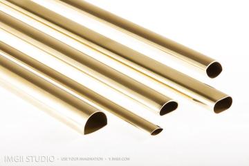 Oval Brass Tube CU70ZN30