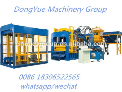 dongyue full automatic brick machine automatic block making machine
