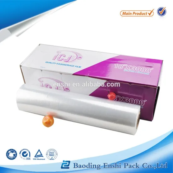 PE cling film for fresh food wrapping