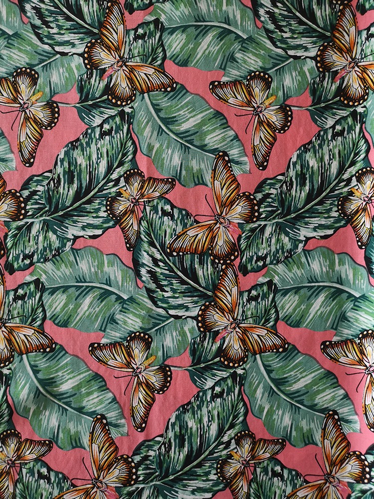 Tropical Rayon Poplin 45s Printing Broad Width Fabric