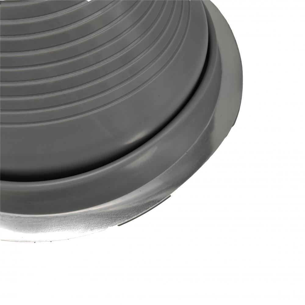 Base rotonda EPDM/Silicone+Al tetto lampeggiante per polvere