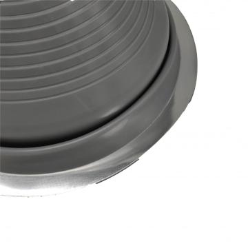 Tapajuntas de techo EPDM / silicona + Al de base redonda para polvo