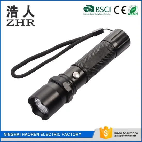26650 battery powered 12000/8000 lumen heavy strong power led flashlight torch zoomable