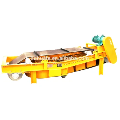 "HUATE "HTK crossbelt magnetic separator