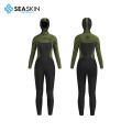 Seaskin Hooded Long Sleeves Womens Surfing Wetsuit