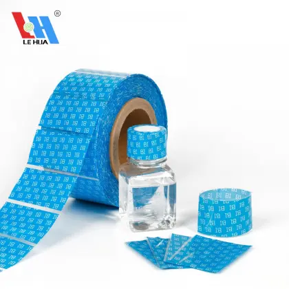 PVC Plastic Shrink Wrap Label For Seal Cap