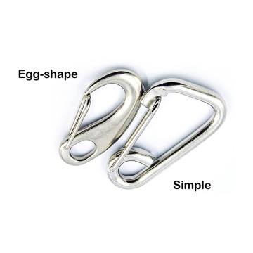 Egg Shape Carabiner Spring Snap Hook