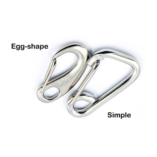 Egg Shape Carabiner Spring Snap Hook