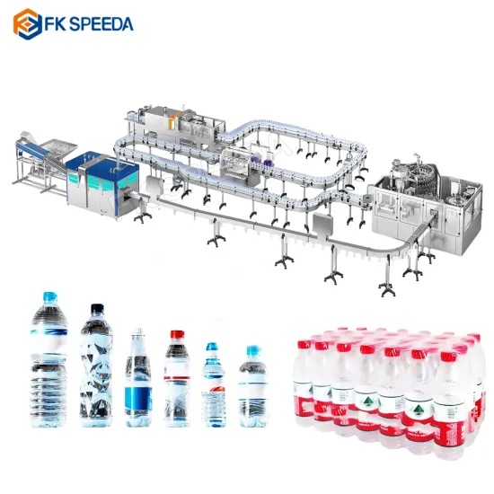 2000 BPH Fully Automatic PET Bottle Filling Line for Drinking Mineral Water
