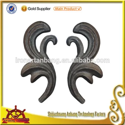 wrought iron window grill parts