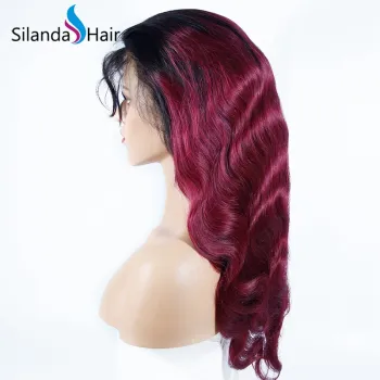 Silanda Hair Body Wave  Brazilian Remy Full Lace Human Hair Wigs