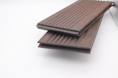 Bamboo dark outdoor decking(STANDARD GROOVE-18)