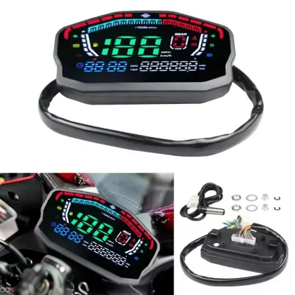 Customized Wholesale LED Digital LCD Motorcycle Speedometer Meter Assembly