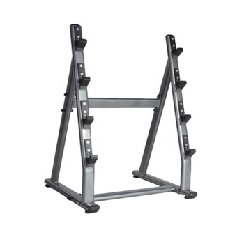 Rack de armazenamento de fitness de equipamentos de ginástica suporte vertical do rack de barra