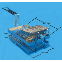 Frying basket is used to make fried chicken