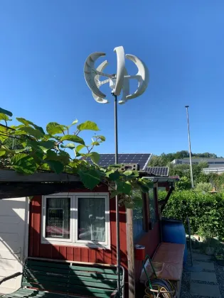500W 12V Red Lantern Vertical Wind Turbine Generator