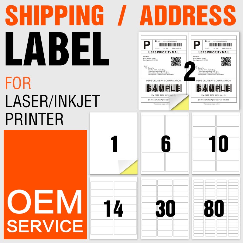 Adhesive labels a4 sticker sheet for inkjet printer China Manufacturer