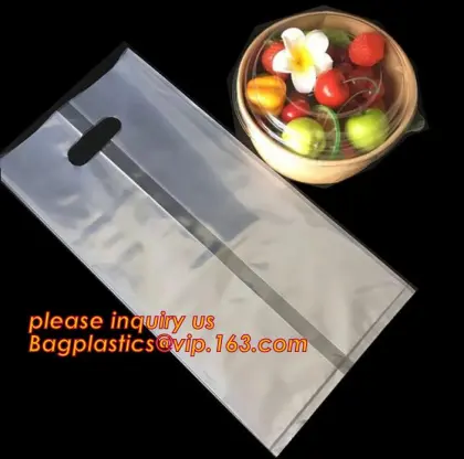 promotional customized PP bakery bag, pp food grade bakery bread bag, gift package bag