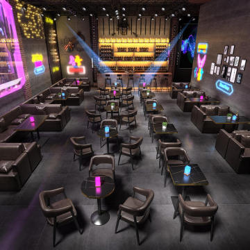 Dining Seating Booth Sets for Restaurants: Customized Sofa Booths, Chairs and Tables