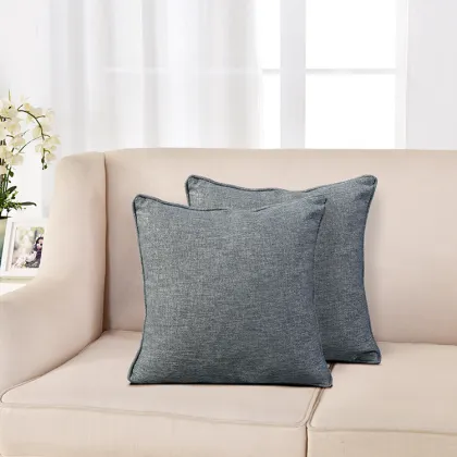 Japan Style Invisible Zipper Luxury Gray Cushions for Home Decor