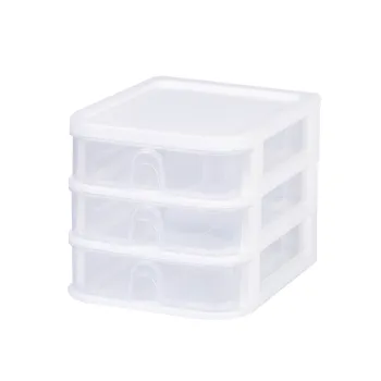 High Quality Clear Plastic Multi-Drawer Cosmetic Storage Box for Home