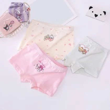 Girls' flat corner safety shorts