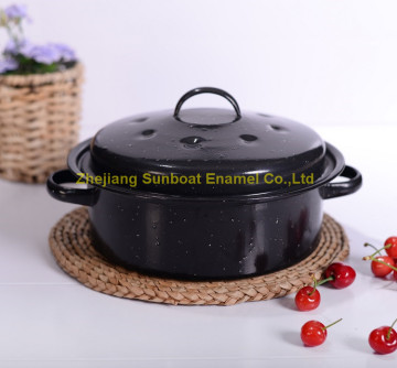 Cast Iron Enamel Stock Pot