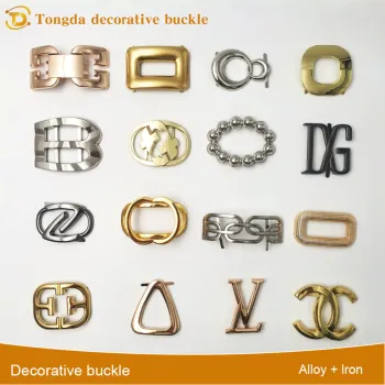 Copper and Zinc Decorative Fasteners for Footwear