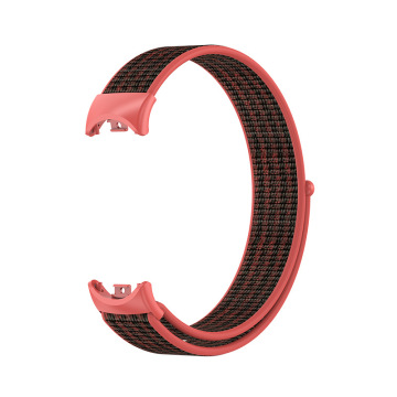 Colorful Nylong Strap Replacement for Xiaomi Mi Band 8/9 NFC Smart Watch - Anti-Lost Wristband