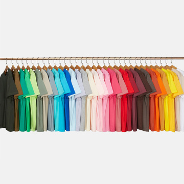 High Quality 100% Pure Cotton Multicolor Blank T-Shirts - Men's Plus Size 230 Grams
