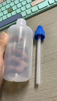 250ml BPA Free Medicine Grade LDPE Plastic Neti Bottles - Custom PE Plastic Nasal Sinus Rinse Bottles