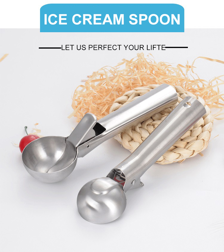 Stainless Steel Cookie Scoops And Ice Cream Scoops, High Quality