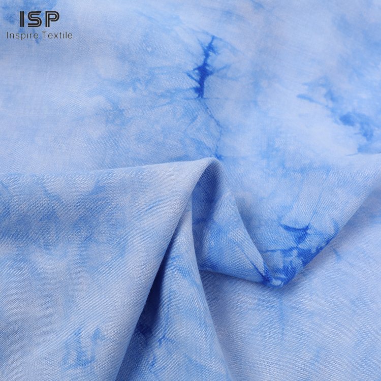 Tie Dyed Poplin in Fabric cho trang phục