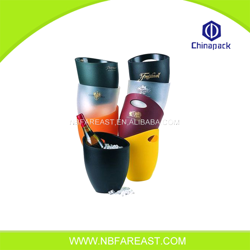 Promotional wholesale printing colorful ice bucket