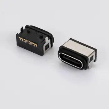 SMT 16PIN Waterproof Type-C Female Connector