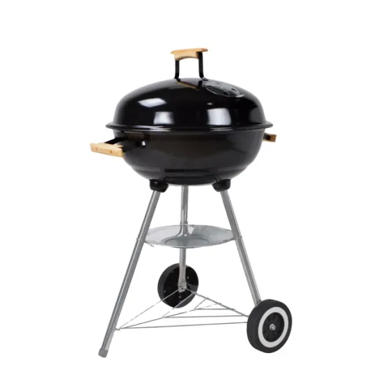 KEYO 18 " inch outdoor trolley camping portable kettle charcoal bbq grills