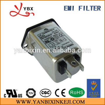 UL TUV ROHS safety certificate EMI FILTER 10A with fuse