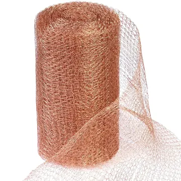 Haierc 5\"x100FT 100% Copper Wire Mesh: Effective Solution for Bat and Insect Control