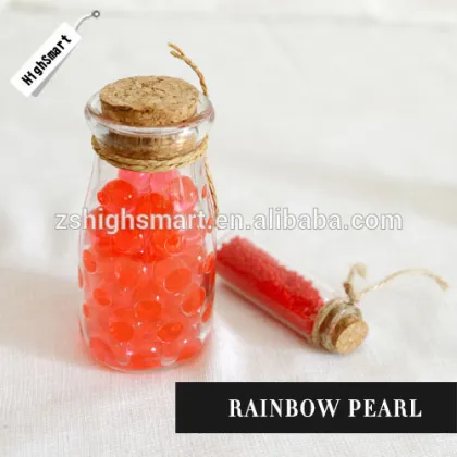 Red water beads