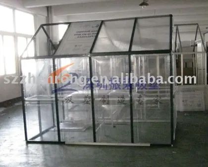 clear PS mini flower house