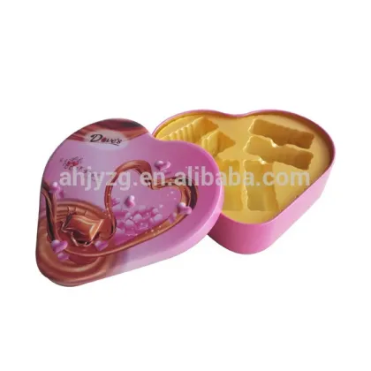 wholesale heart shaped food container for chocolate packaging                        
                                                Quality Choice