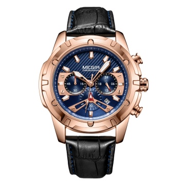 MEGIR 2102 Men's Waterproof Multifunctional Chronograph Luxury Watch 2023
