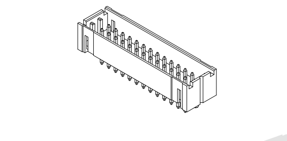 2,00 mm pitch 180 ° Connettore a doppia riga Serie AW2010VA-2XNP