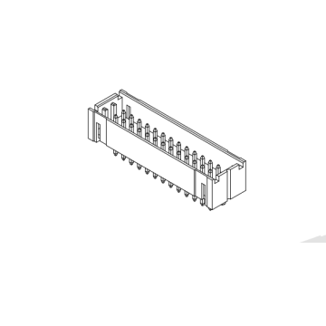 2,00 mm toonhoogte 180 ° Dual Row Connector Series AW2010VA-2XNP