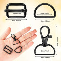 Metal Swivel Snap Hook Bakeng sa Handbag