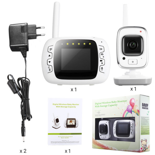 Long Range Temperature Sensor Video Baby Monitor