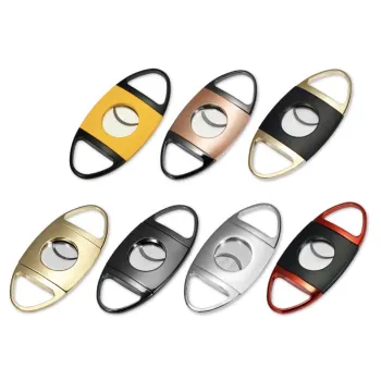 Double Blade V Cut Cigar Scissors - Custom Logo Luxury Cigar Accessories