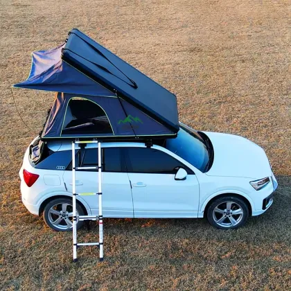 Camping Car Aluminum Triangle Shell Rooftop Tent