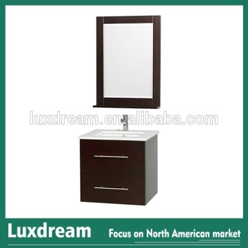 28" Fashion design bath furniture with single undermount basin