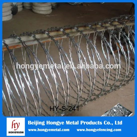 Good price high quality razor galvanized barbed wire